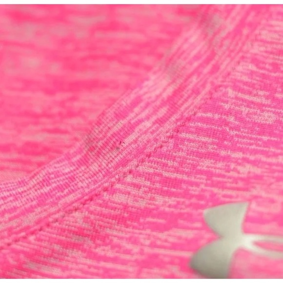 Under armour women’s pink heathered longsleeve top - Picture 5 of 8
